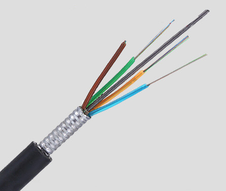 Núcleos exterior de fibra ótica G652D do cabo GYTS-24B1.3 do único modo 24 para uma comunicação