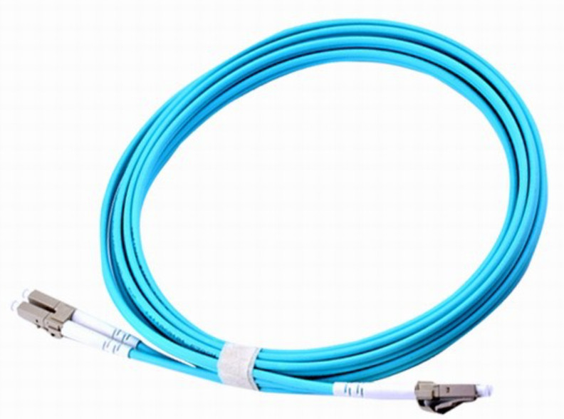 cabo de remendo OM3/OM4 do lc lc 3Meter PVC frente e verso multimodo LSZH de 10 gigabits