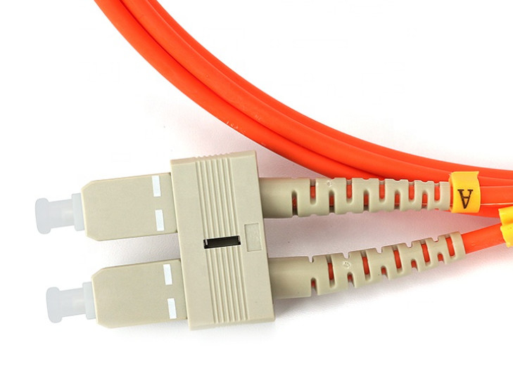 de PVC multimodo frente e verso do SC LC 50/125 LSZH do cabo de remendo OM2 da fibra ótica de 2.0mm 3.0mm
