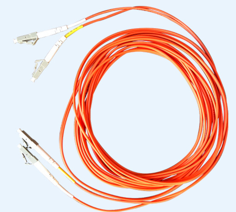 de PVC multimodo frente e verso do SC LC 50/125 LSZH do cabo de remendo OM2 da fibra ótica de 2.0mm 3.0mm