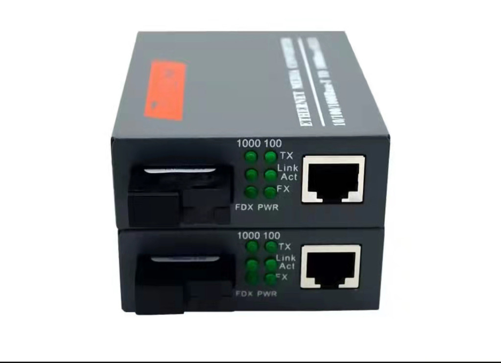 Fibras de fibra ótica do único modo do transceptor 20KM 1310nm 1550nm HTB-GS-03A/B do gigabit únicas