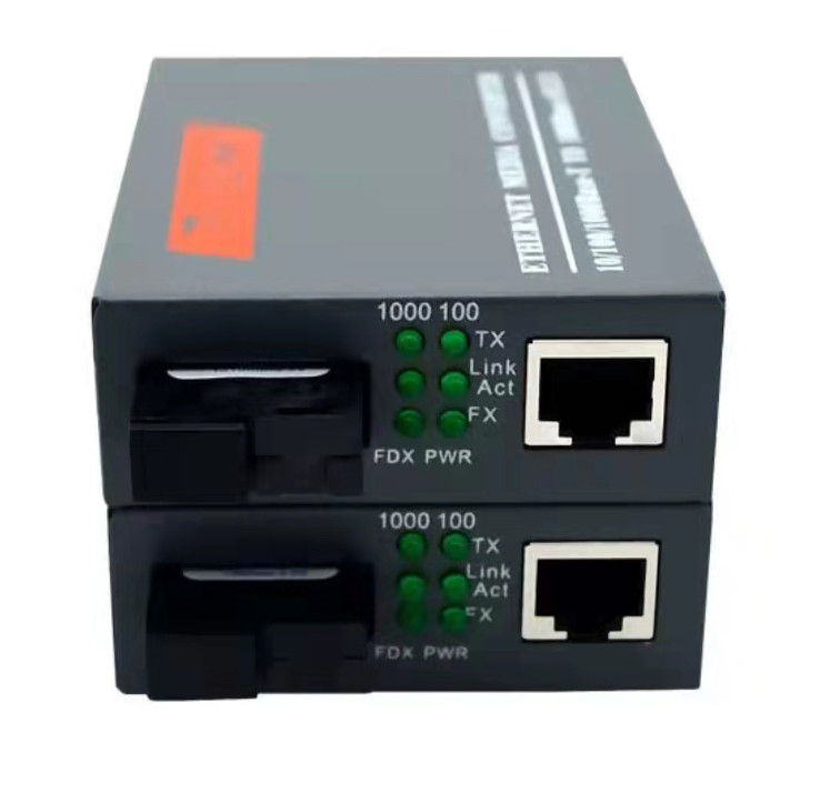 Fibras de fibra ótica do único modo do transceptor 20KM 1310nm 1550nm HTB-GS-03A/B do gigabit únicas