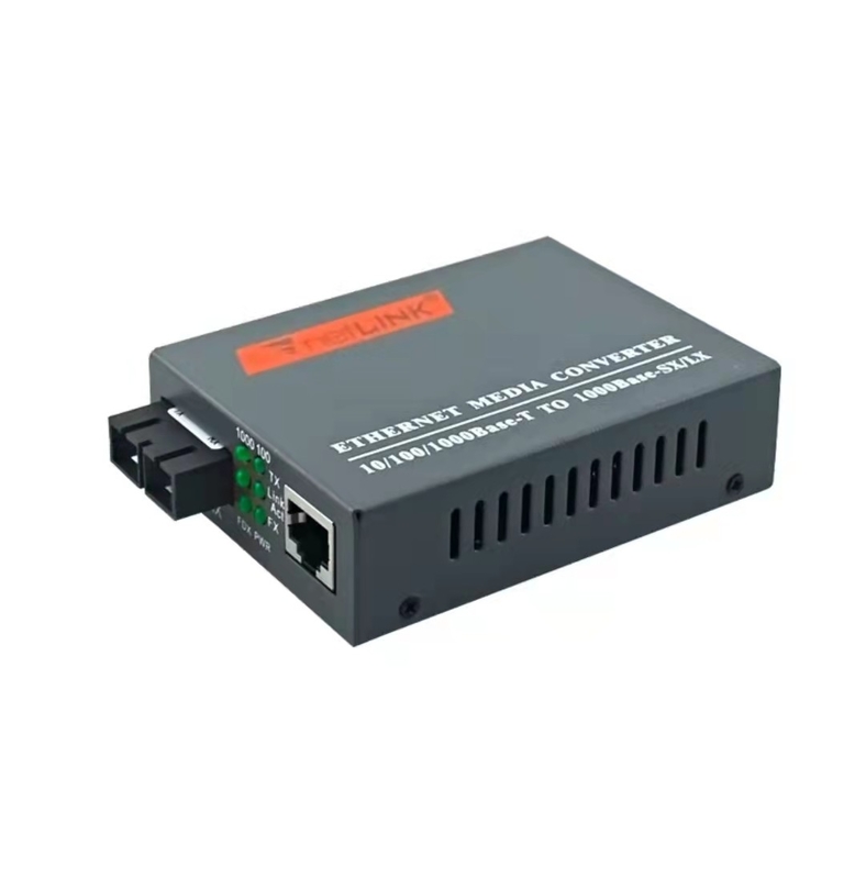 HTB-GS-03 fibras dobro de fibra ótica do único modo 1310nm do transceptor 10/100/1000M 20KM