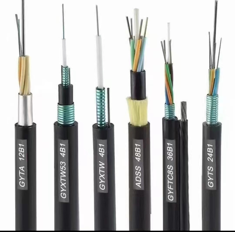 Cabo de fibra ótica direto Gyta53 4 - 144 blindados exteriores do enterro de uma comunicação das telecomunicações núcleo