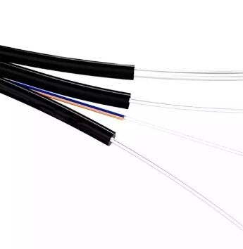 Cabo de fibra óptica monomodo de 2 núcleos GJYXFCH Cabo drop de fibra GJYXCH para ambientes externos/internos