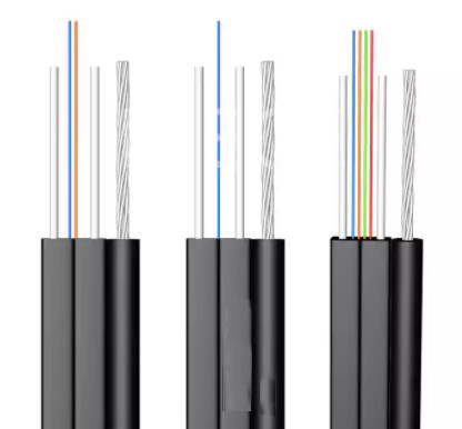 Cabo drop de fibra óptica de 1 núcleo GJYXCH Single Mode G657A2 Revestimento LSZH reforçado com FRP