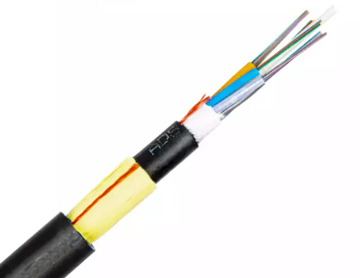 Adss Cabo de fibra óptica de modo único externo G652D /G657A1 / G657A2 PVC LSZH LSOH PE HDPE