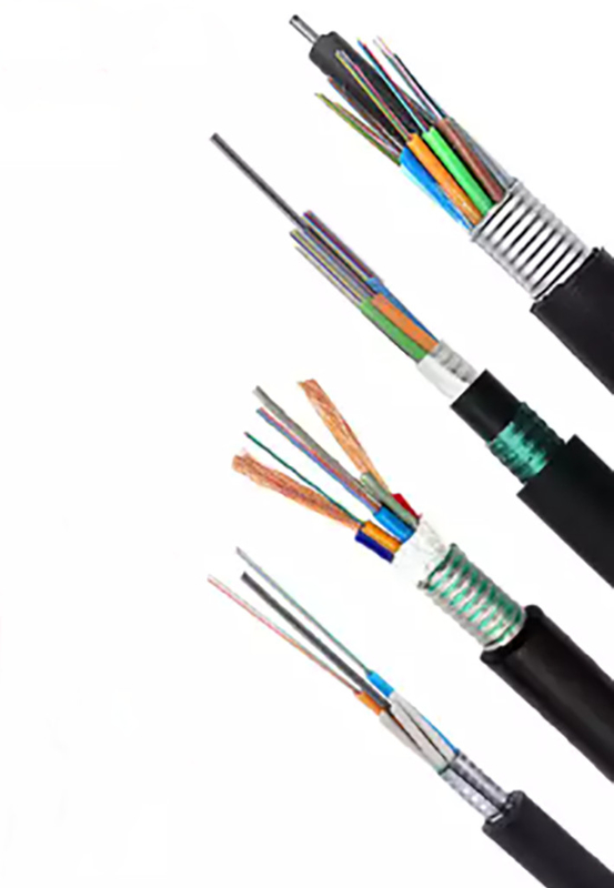 Cabo de fibra óptica de enterramento direto GYTA blindado de modo único 144 núcleo com bainha dupla