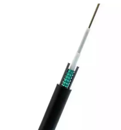 Cabo de fibra óptica aérea de 12 fibras GYXTW G652D / SM 1500N para comunicação de telecomunicações