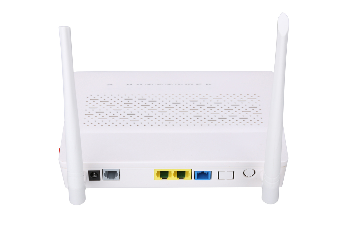 Unidade ótica 1*10/100M And da rede dos POTENCIÔMETROS ONU de 2LAN WIFI 1*10/100/1000M With Auto Negotiation