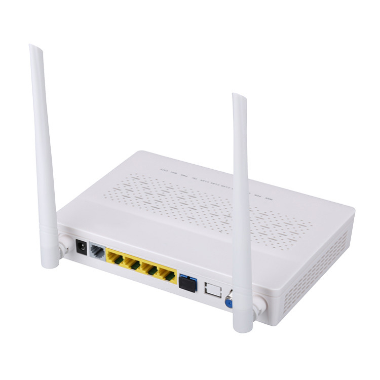 Frequência 2.4G do ganho do modo 5DBI dos POTENCIÔMETROS CATV 2T2R de TX 1310nm RX 1490nm FTTH ONU Ontário 3FE 1GE WIFI