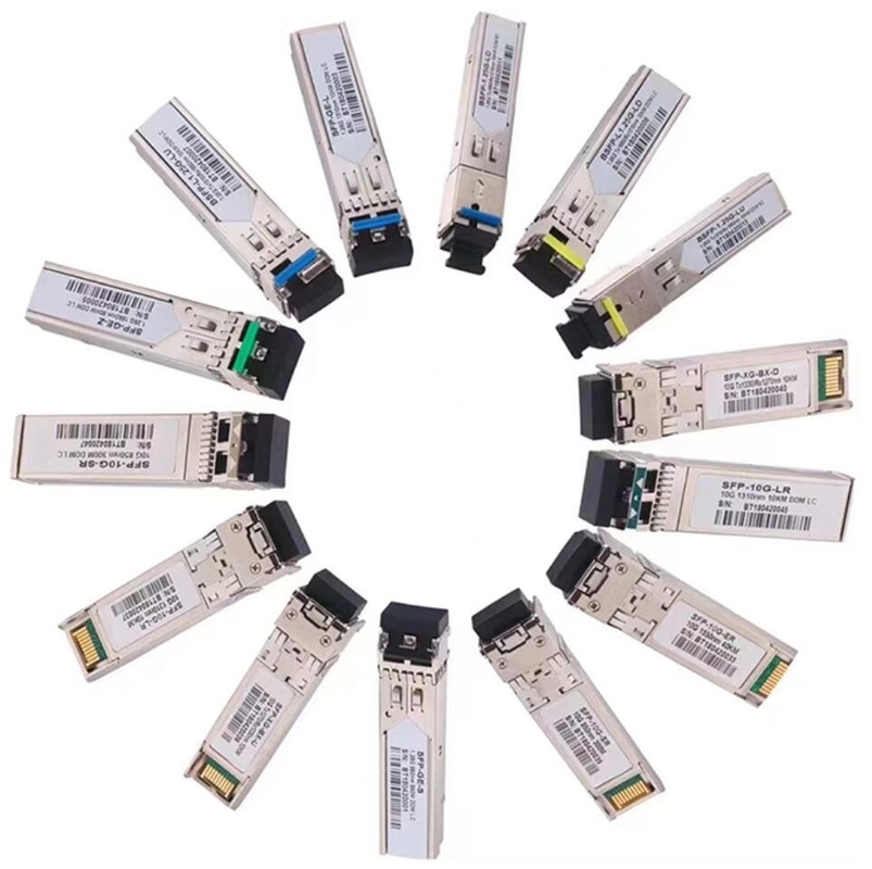 módulo do conector BIDI SFP do SC 1550/1310nm do transceptor 5km da fibra ótica de 1.25G SFP