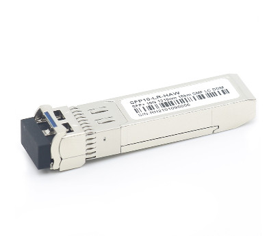 transmissor frente e verso 10KM do laser do conector 1310nm DFB do LC do módulo do transceptor da fibra ótica 10G