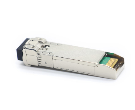 transmissor frente e verso 10KM do laser do conector 1310nm DFB do LC do módulo do transceptor da fibra ótica 10G