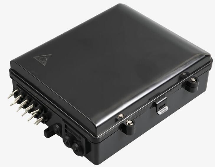 Tipo de fibra ótica exterior da montagem de Polo das fibras da caixa de distribuição 16