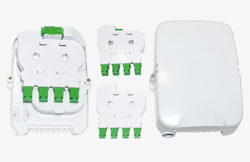 Caixa molhada do divisor da fibra ótica da prova da caixa de distribuição da fibra ótica de 8 fibras para FTTH