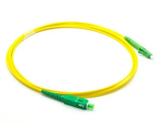 Fio APC LC do círculo do OEM ao material do PVC do cabo de remendo de FC