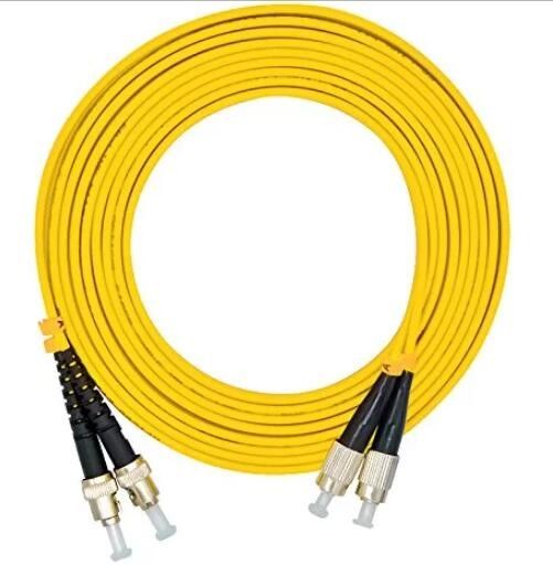 Cabo de remendo da fibra ótica de FC, FC à fibra ótica Jumper Dia do ST 0.9mm