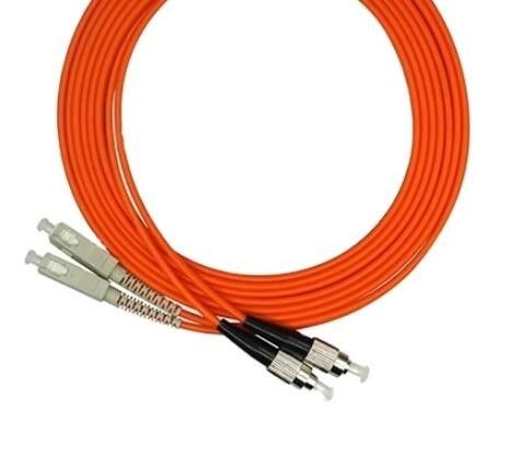 SC zero do cabo de remendo FC do halogênio, G657A Jumper Cord ótico