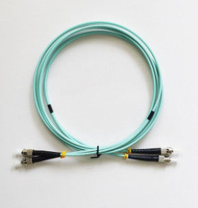 cabo AQUA Color For FTTH do remendo da fibra multimodo do ST de 2M ST To