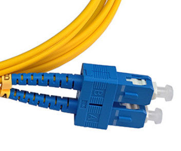 Aplicação de comunicação do núcleo do cabo de remendo 2 da fibra ótica do SC 3mm do SC