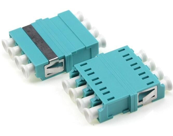 Baixos adaptadores da fibra ótica do IR, núcleos do adaptador 4 do quadrilátero de OM3 LC
