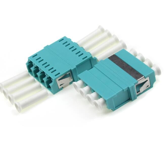 Baixos adaptadores da fibra ótica do IR, núcleos do adaptador 4 do quadrilátero de OM3 LC