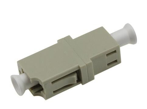 Adaptadores simples da fibra ótica do LC, cor do bege do adaptador de rede da fibra