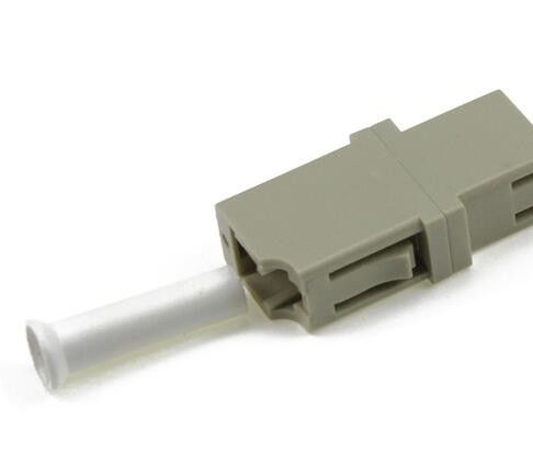 Adaptadores simples da fibra ótica do LC, cor do bege do adaptador de rede da fibra