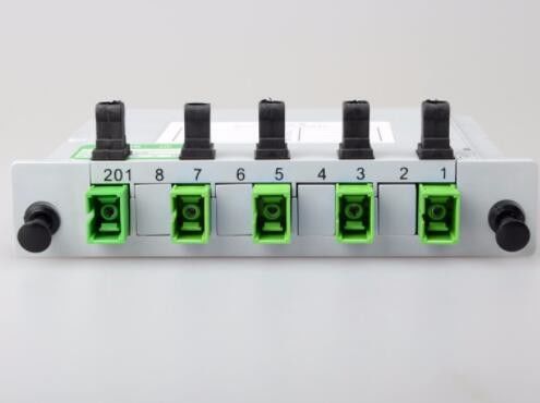 Conector do Sc Apc do divisor 1x4 da fibra ótica da gaveta para redes de PON