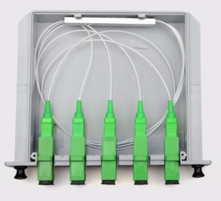 Conector do Sc Apc do divisor 1x4 da fibra ótica da gaveta para redes de PON