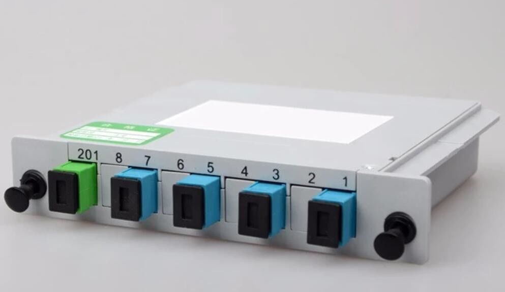 O PLC passivo do SC UPC do divisor 1X4 da fibra ótica da gaveta obstrui dentro o tipo