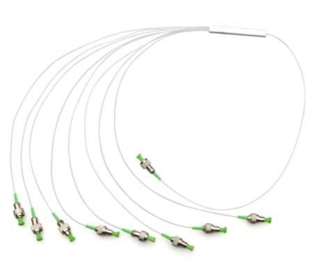Tipo de aço inoxidável do tubo do divisor 0.9mm G657A do cabo de fibra ótica de FC APC