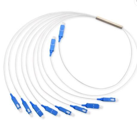 Tipo de aço inoxidável SC do tubo do mini divisor da fibra ótica 2x8/PC UPC