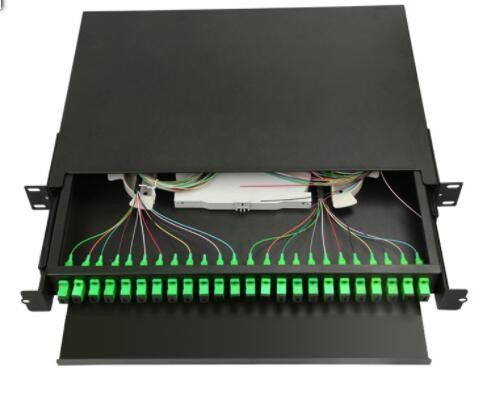 24 portos do SC do painel de remendo da fibra ótica do núcleo laminaram o material de placa