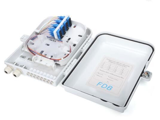 Divisor de Ftth LGX dos núcleos da caixa de distribuição 16 da fibra ótica do SC do ABS do GV