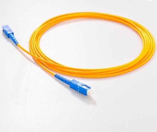 SC simples UPC do cabo de remendo da fibra ótica da manutenção programada LSZH FTTX a SC UPC 2.0mm