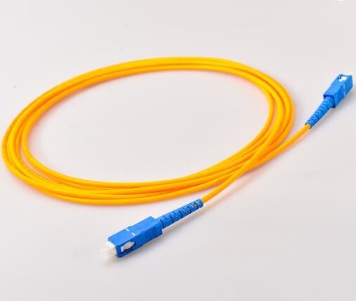 SC simples UPC do cabo de remendo da fibra ótica da manutenção programada LSZH FTTX a SC UPC 2.0mm