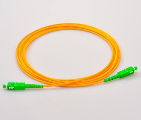 SC APC do cabo de remendo da fibra ótica de G652D G657A a SC APC Lszh