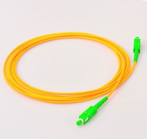 SC APC do cabo de remendo da fibra ótica de G652D G657A a SC APC Lszh