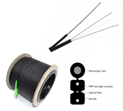 O núcleo G657A1 Ftth de 1/2 pendente perda de inserção padrão do IEC do cabo a baixa