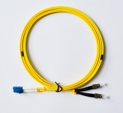 manutenção programada frente e verso LC do cabo de remendo G652D da fibra ótica de 3.0mm G657A a FC