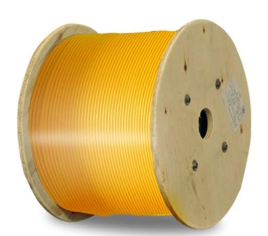 Modo GJFJV-8B1 9/125 do cabo de fibra ótica 8C do PE de LSZH único para o conjunto da trança