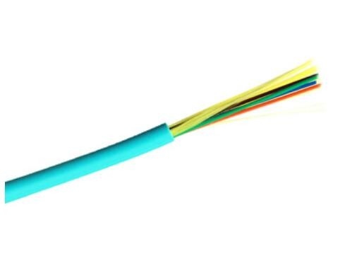 As 4 telecomunicações de planejamento internas de fibra ótica multimodos do cabo 10G OM3 do núcleo classificam