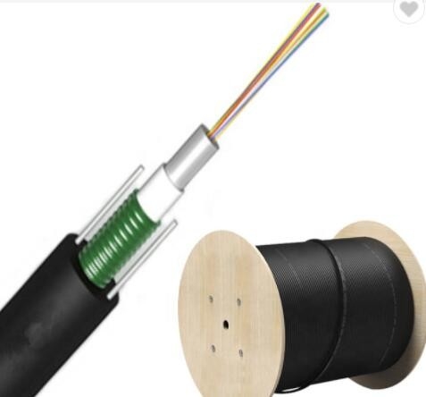 Cabo de fibra ótica G652D Unitube de Gyxtw de 12 núcleos blindado para aplicações aéreas do canal