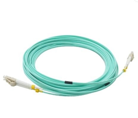 Comprimento multimodo frente e verso dos 10m do conector do LC UPC do cabo de remendo da fibra ótica OM3