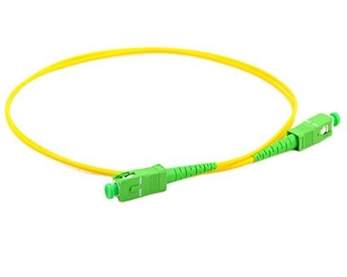 comprimento APC do cabo de remendo 3m da fibra ótica de 2.0mm que lustra o cabo de remendo simples do SC do SC
