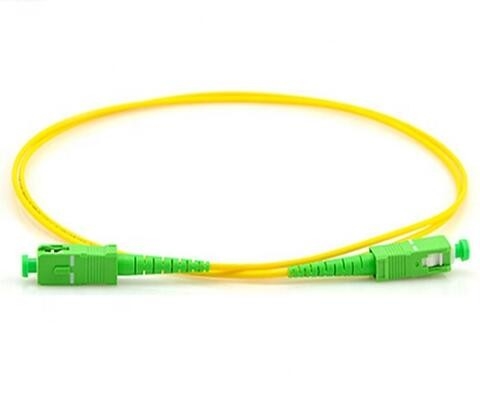 comprimento APC do cabo de remendo 3m da fibra ótica de 2.0mm que lustra o cabo de remendo simples do SC do SC