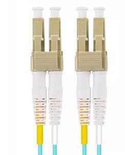Revestimento frente e verso do cabo de remendo LSZH do LC LC OM3 para Gigabit Ethernet