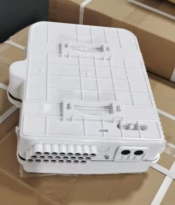 ABS impermeável dos núcleos da caixa de distribuição ODP da fibra ótica do conector ODF 24 plástico